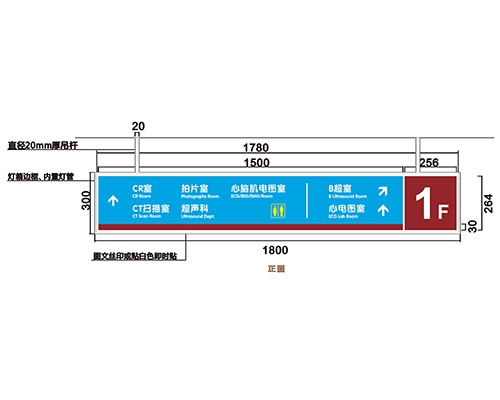 海南过道导视牌